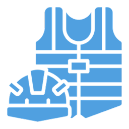 Protective work equipment illustration